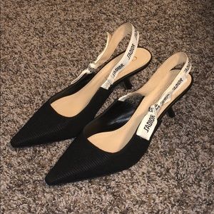 Christian Dior Black Heels